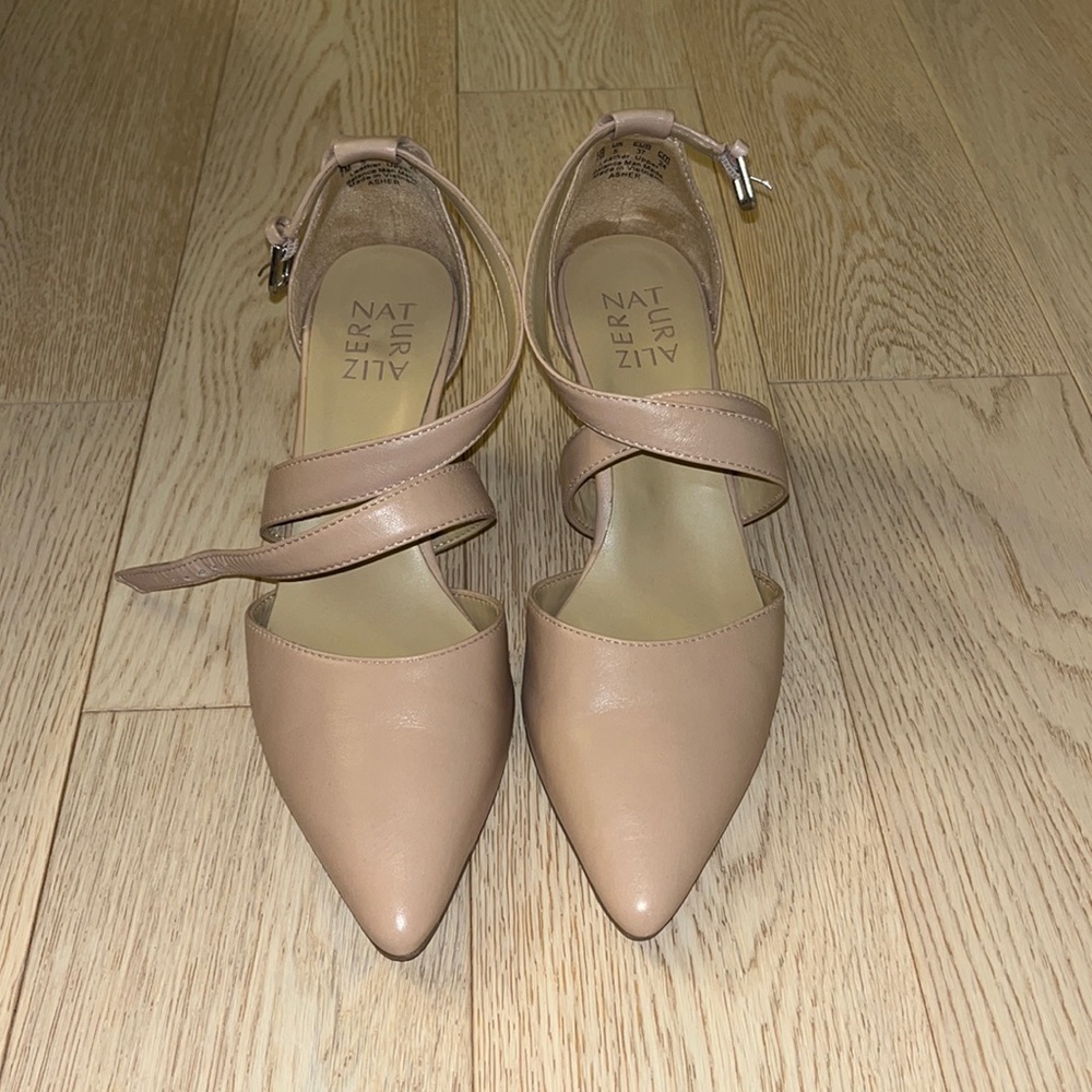 Nude strappy kitten heals - Naturalizer - size 7
